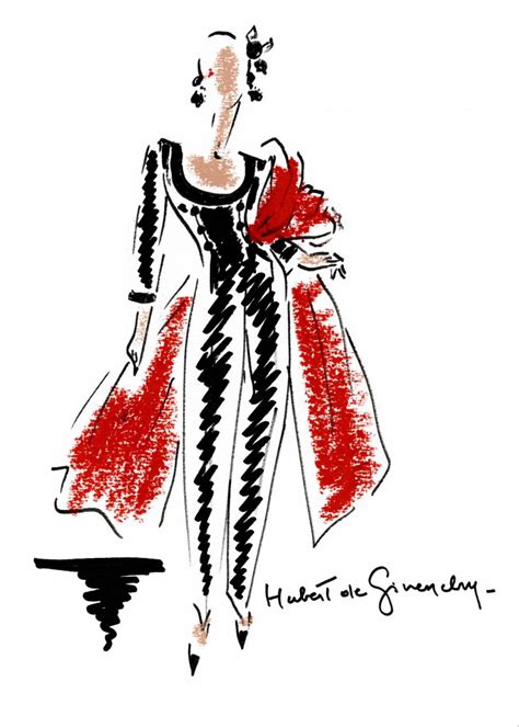 old givenchy fashion sketches|Givenchy hand sketches.